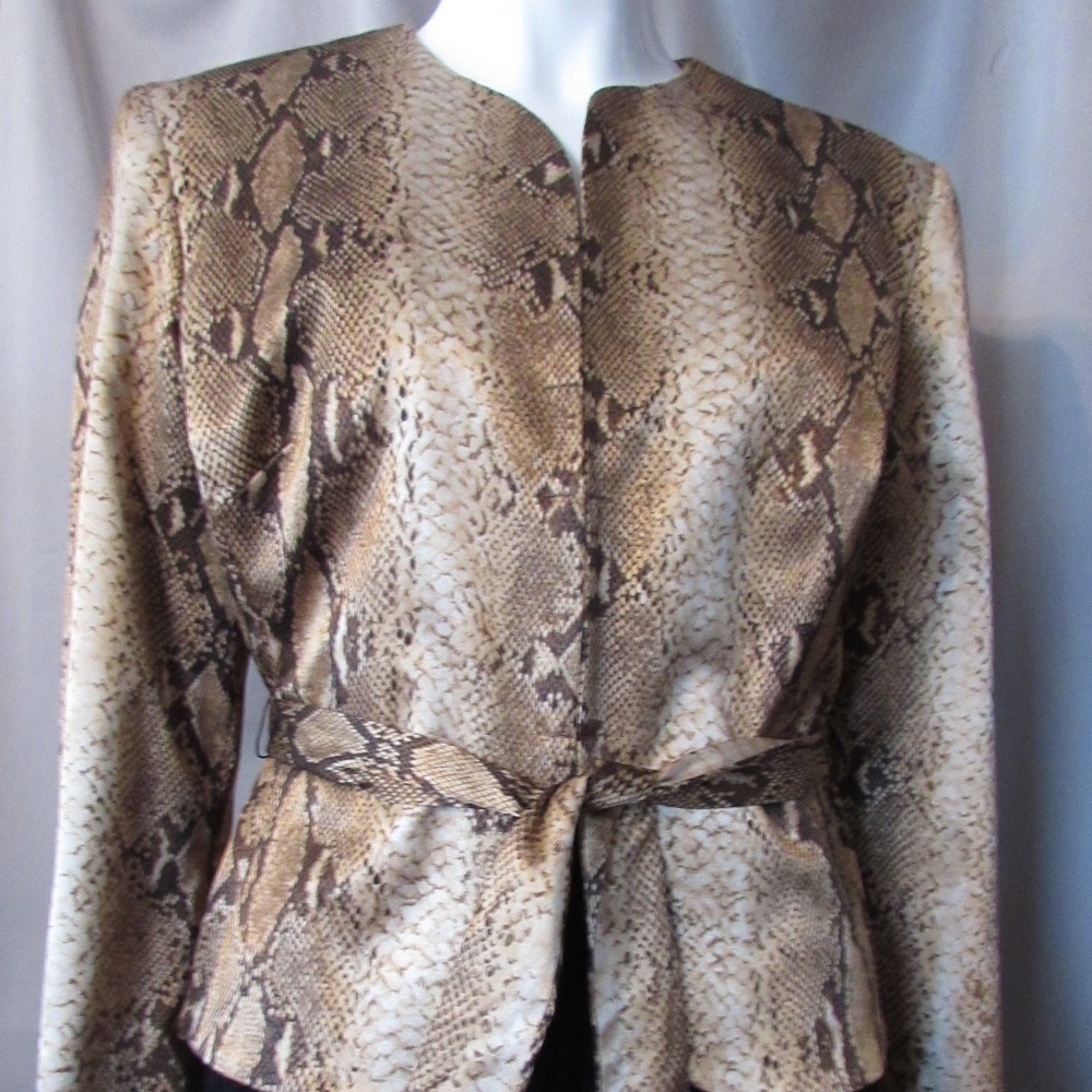 Cache' Jacket Reptilian Pattern Size Medium - image 1